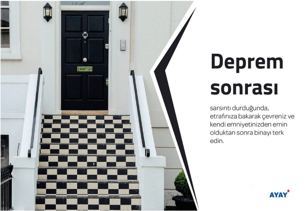 Deprem Öncesi, Anı Ve Sonrası Önlemini Al, Güvende Kal deprem 11