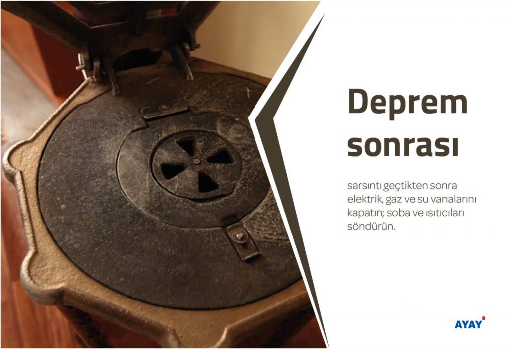 Deprem Öncesi, Anı Ve Sonrası Önlemini Al, Güvende Kal deprem 14