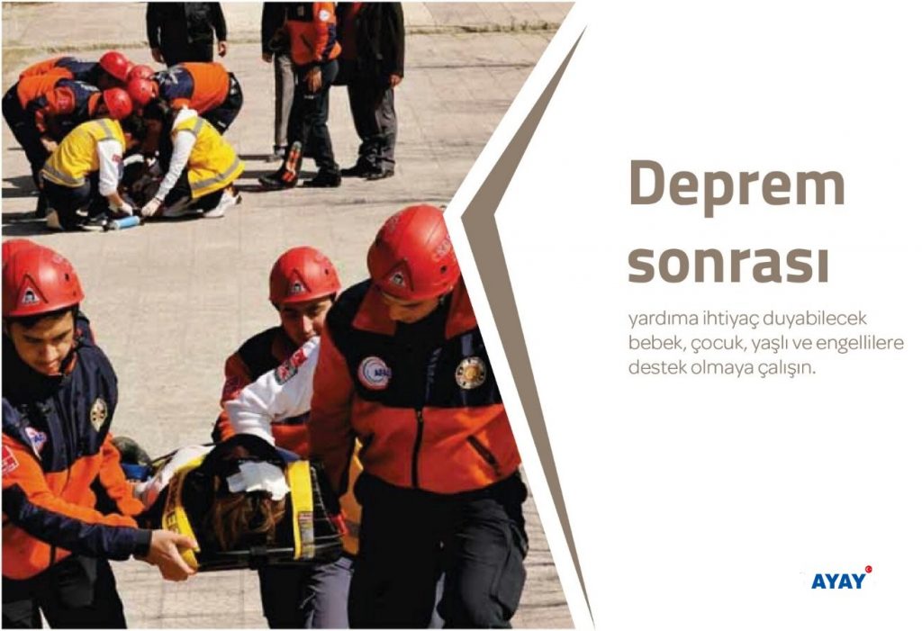 Deprem Öncesi, Anı Ve Sonrası Önlemini Al, Güvende Kal deprem 17